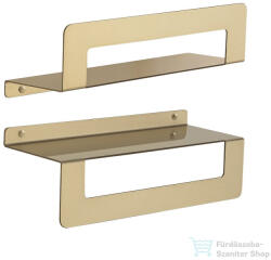 SAPHO CLEO polc és/vagy törölközőtartó, 300mm, matt arany 2019883 (2019883)