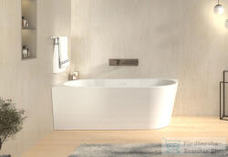 Niagara Wellness AVIORA L 150x75 cm falhoz illeszthető szabadon álló kád, balos, fehér COM-NW-KSZ-AVI-Lxxx (COM-NW-KSZ-AVI-Lxxx)