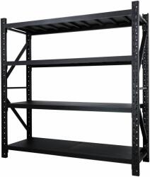  Raktár polc, salgó 4 szintes 200x60x200cm, anthrazit