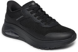 Skechers Slip-ins UNO Flex Step N Knit férfi bebújós sneaker félcipő 183313-BBK