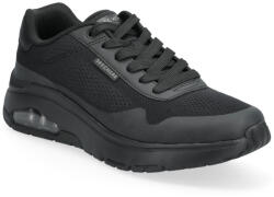 Skechers Uno Flex Spring On Air fekete fűzős sneaker cipő 177794-BBK