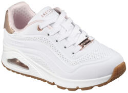 Skechers Skecher Uno Gen1 Shimmer Wave lányka - női fűzős sneaker cipő 310286L-WHT