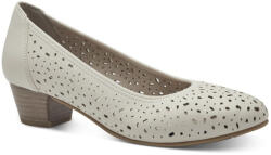 Jana Soft Line női bézs lyukacsos körömcipő 22363-44-400 07486
