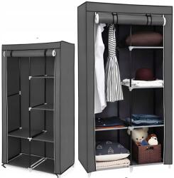 Retoo EasyUP Mobil gardróbszekrény, 170 x 90 x 45 cm, szürke, RT (O1007)