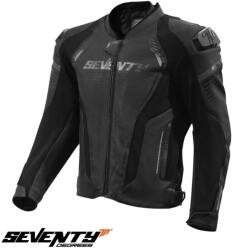 Seventy Degrees Geaca moto piele Seventy Degrees SD-JL24 Spoiler - barbati, all season, impermeabila, sport, negru (SD2102404)