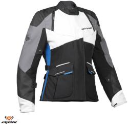 Ixon Geaca moto Ixon Balder LS - dama, all season, impermeabila, touring/adventure, negru/gri/albastru (1051020381044)