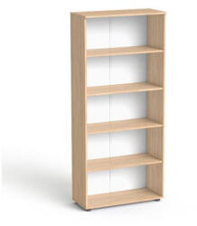 MAYAH Szekrény, 5 rendező magas, nyitott, polcos, MAYAH "Freedom SV-02", tölgy (SV-R02 K/ IBXSZ02T) - tonerpiac
