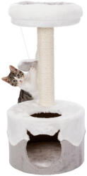 TRIXIE 43794 Nuria Scratching Post - fehér/szürke kaparófa-macskabútor macskáknak