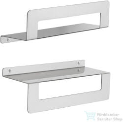 SAPHO CLEO polc és/vagy törölközőtartó, 300mm, matt inox (2019383) (2019383)