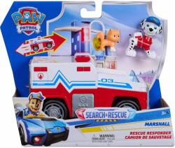 Spin Master Patrula Cățelușilor: Marshall vehicul cu mecanism de retragere și figură - Spin Master (6074776)