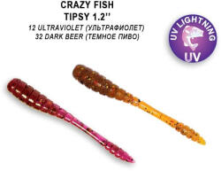 Crazy Fish Tipsy 30-12/32-1 műcsali kreatúra (16 db / csomag) (W-4897071002660)