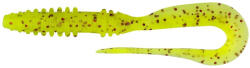 Keitech Mad Wag Mini 2.5" / PAL#01 - Chartreuse Red Flake twiszter - (12db/csomag) (W-4560262603174)