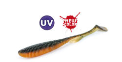 Molix RA Shad 3.0" / #452 - UV Orange Pumpkin gumihal (W-8053839858207)