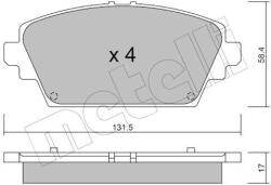 METELLI Sada brzdových platničiek kotúčovej brzdy METELLI 22-0464-0 (22-0464-0)