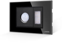 Luxion Senzor de Miscare 2M si Lampa de Veghe LUXION cu Rama din Sticla, Standard Italian, 3M - culoare negru