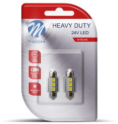 m-tech Szofita Led Canbus, Fehér 36mm 24V (72LB9310W)