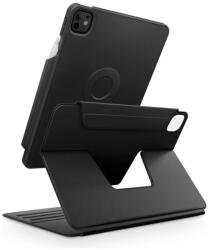 Uniq Case UNIQ Rovus Snapmount mágneses, 360°-ban forgatható, levehető tok iPad Pro 11 hüvelykes M4 (2024) készülékhez, fekete (UNIQ-PDP11(M4)-ROVSNDBLK)