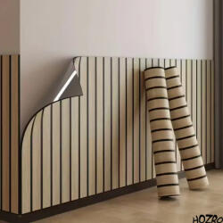 HOZRO Tapet autocolant HOZRO, cu efect de fante, dimensiune 58×300 cm - material decorativ flexibil pentru amenajări contemporane și transformări fără efort, Model V0601-19