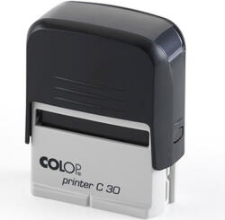 Colop Bélyegző C30 Colop fekete ház/kék párna (COLOPC30FKKEK) - officefirst