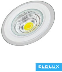 ELDLUX Süllyesztett spot lámpa 12w 1070lm CCT. kap 120° IP20 Fehér D160mm kivágás: 125mm (COB-125-3C)