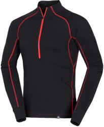 Northfinder Tricou din lână merino bărbați Alpine Series SUCHY orangeblack (108454-170-105)