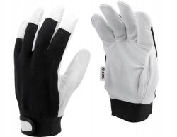 Yato YT-74639 Munkakesztyű Pamut/bőr Fekete 8-AS Méret (YT-74639)