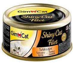  GimCat ShinyCat konz. tonhalfilé sütőtökkel 70g