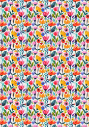 Takoy Panou pentru coaserea unei pături Wellsoft fleece 140x200 flori colorate Luana