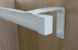  Novum fehér színű 1 sínes alumínium profilkarnis