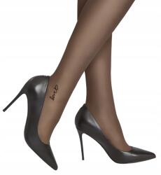 Marilyn Harisnyanadrág dekoratív "love" felirattal Marilyn Allure E06 Fekete Black 3/4 (5905168075660)