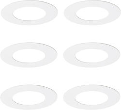 QAZQA Fehér kitöltőgyűrű beépített spotlámpákhoz 7, 5 - 13 cm - Távolságtartó (111267)