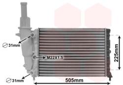 VAN WEZEL Chladič motora VAN WEZEL 17002138 (17002138)