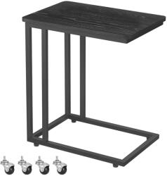 VASAGLE Oldalsó asztalka Vasagle, fekete, 50x35x60 cm (LNT050B56)