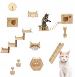 Jumi Macska játszótér Hegymászó fal 11 részes Legowisko házikó Fülke (CD-325234)