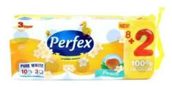 Perfex Toalettpapír 3 rétegű 150 lap/tekercs 8+2 tekercs/csomag Boni Perfex DeLuxe barackos