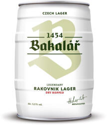 Bakalář Dry Hopped Lager sör 5, 2% 5 L
