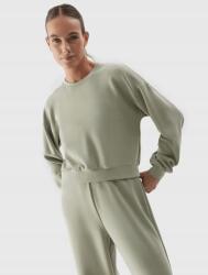 4F Rövidített fazonú 4F crop top modal anyagból olívazöld L (4FAW23TSWSF701)