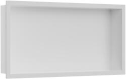 CERANO - Burkolatba süllyeszthető polc/fali fülke burkolóperemmel - matt fehér - 60x30x10 cm (CER-8050BD80243)