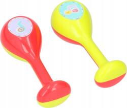 Eddy Toys Maracas csörgő hangszer gyerekeknek babáknak Lets Play x2 (8711252165783)