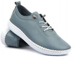 Helios Női Félcipő Helios 1305 Bőr Könnyű Kék (1305.29)