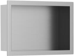CERANO - Burkolatba süllyeszthető polc/fali fülke burkolható peremmel - rozsdamentes acél - 30x20x10 cm (CER-8050BD80249)