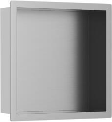 CERANO - Süllyesztett polc/fali fülke burkolatba illeszthető peremmel - rozsdamentes acél - 30x30x10 cm (CER-8050BD80250)