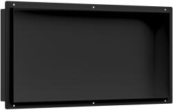 CERANO - Csempébe süllyeszthető polc/fali fülke - matt fekete - 60x30x10 cm (CER-417479)
