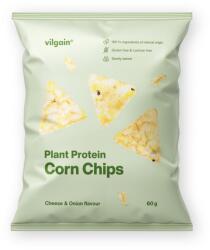 Vilgain Chipsuri de porumb proteice BIO -⁠ chipsuri de porumb prăjite lent în ulei de măsline extravirgin, sursă de proteine vegetale, fără gluten și fără lactoză - vilgain - 137,88 RON
