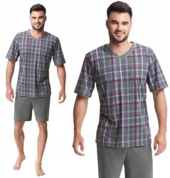 Luna Férfi V-nyakú pizsama kód 793 Luna roz. M grafit (L793-2/3)