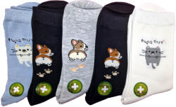 Aura Via Bambusz női zokni KIS MINTÁS 5 pár/cs 35-38 49688