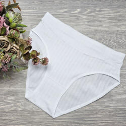 MST Magas derekú női alsó bordás anyagból M/L, Fehér 69632