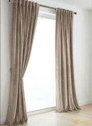  (20 szín) Zoárd 100% blackout függöny 3323 Szürkés-bézs 280cm