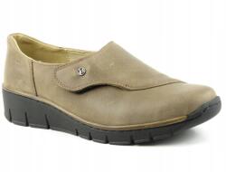 Helios Női Félcipő Helios 337 Bézs Tépőzáras Lengyel (337)