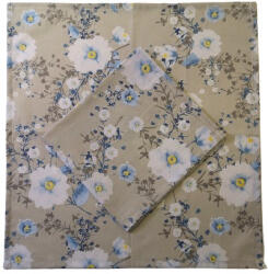  Szürke-kék virág mintás Textil szalvéta